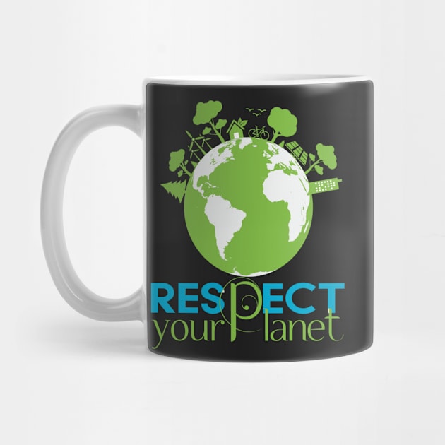 Earth Day Respect your Planet Mother Earth Gift by gogo-jr